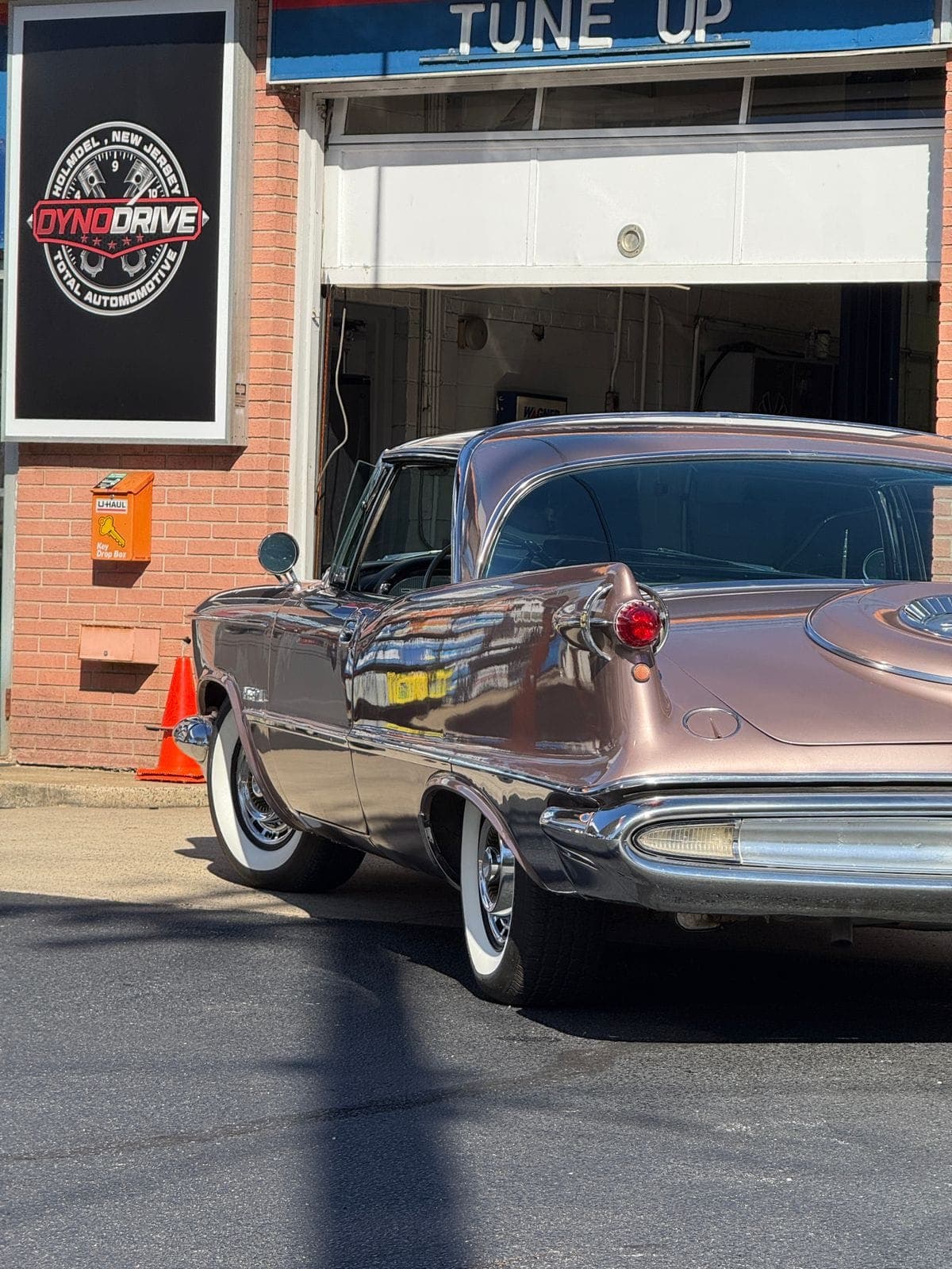 Classic car at DynoDrive shop in Holmdel, New Jersey