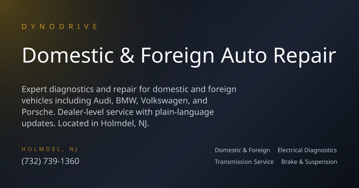 Terrific Foreign And Domestic Auto Repair Pictures